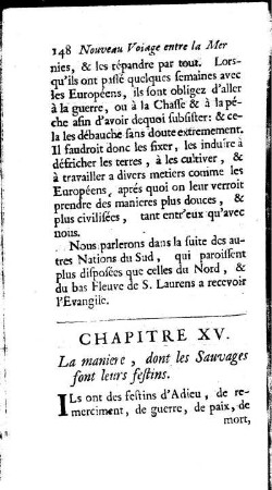 La maniere, dont les Sauvages fontleurs festins.