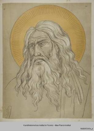 Der Apostel Andreas vom Abendmahl des Taddeo Gaddi
