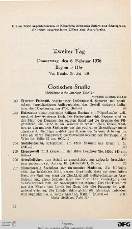 Zweiter Tag, Donnerstag, den 6. Februar 1936, Beginn 3 Uhr (Nr. 202-435)