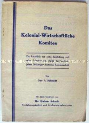 Historische Abhandlung über die deutsche Kolonialpolitik aus wirtschaftlicher Sicht