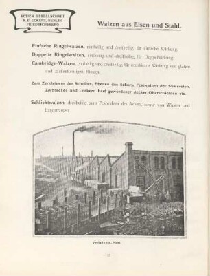 Walzen aus Eisen und Stahl
