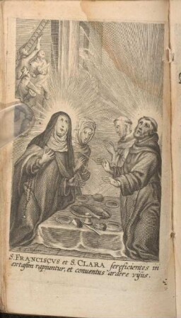 Capvt VI. De ejus austeritate vitae, & de mirabili prandio cum sancto Francisco.