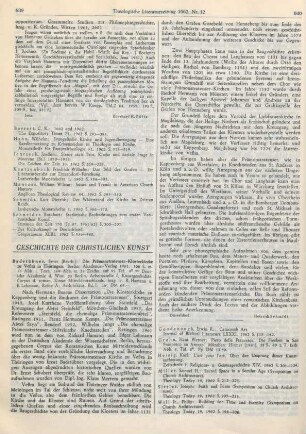 939-940 [Rezension] Die Prämonstratenser-Klosterkirche zu Veßra in Thüringen