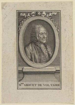 Bildnis des Arouet de Voltaire