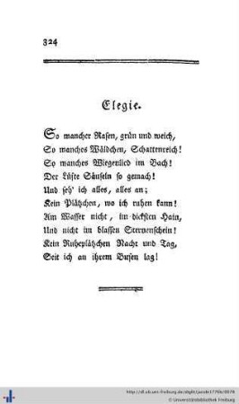 Elegie.