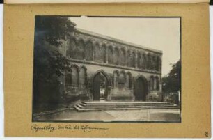 Torbau bei St. Emmeran, Regensburg: Ansicht (aus: Skizzen- und Fotoalbum 6)