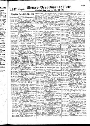 1447.Ausgabe. Dienstag, 8. Mai 1917