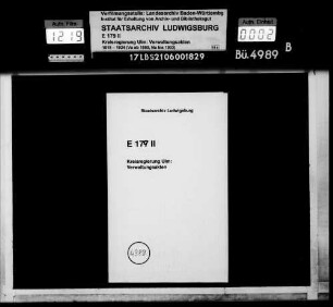 Gemeinderechtsverhältnisse in Stubersheim, Türkheim, Überkingen, Waldhausen und Weiler mit Hofstett am Steig
