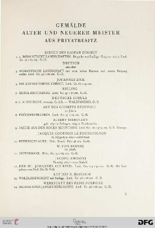 Gemälde Alter und Neuerer Meister aus Privatbesitz (Nr. 1-229)
