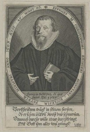 Bildnis des Christophorus Ehingerus