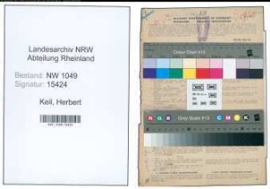 Entnazifizierung Herbert Keil , geb. 27.02.1918 (Kaufmann)