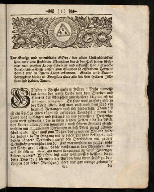 3-18, Leichpredigt.
