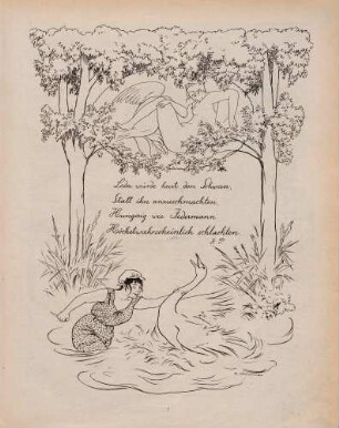 "Leda würde heut den Schwan..."