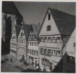 Dinkelsbühl, Katholisches Pfarrhaus vom Wörnitztor aus