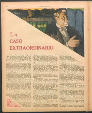 Un caso extraordinario : Un cuento de Otto Miguel Cione