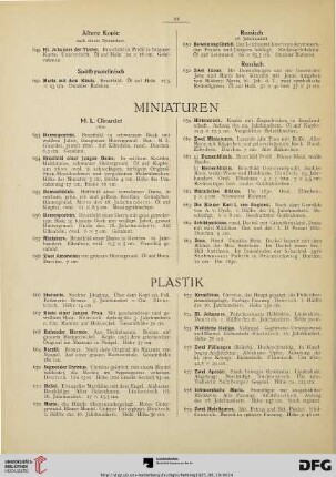 Plastik (Nr. 666-694)