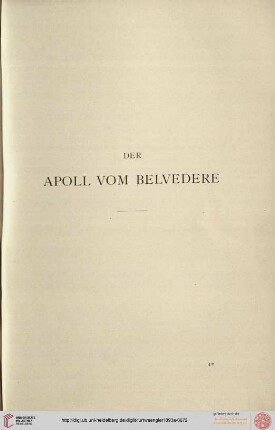 Der Apoll vom Belvedere