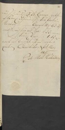[Quittung] Quedlinburg ... Merz 1793