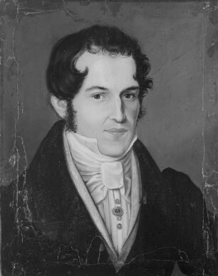 Ehepaarbildnis — Matthias Grampp, Schneidermeister in Marburg (1802-1846)