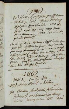 3895-9926, Auszüge aus der Allg. Lit. Zeitung Jahrgang 1802, Heft 1 - 28