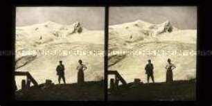 Blick von der Prager Hütte auf Gletscher Schlatenkees