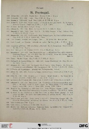 B. Portugal (Nr. 1012-1049)