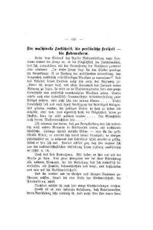 Der maschinelle Fortschritt, die persönliche Freiheit - die Bodenreform