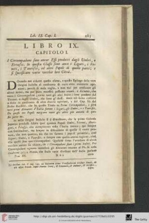 Libro IX.