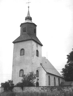 Breitenau. Dorfkirche (1817). Ansicht von Südwesten