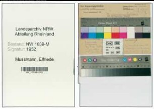Entnazifizierung Elfriede Mussmann , geb. 00.00.0000 ()