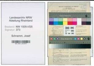 Entnazifizierung Josef Schramm , geb. 19.02.1893 (Bergmann)