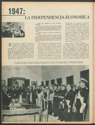 1947: La independencia económica