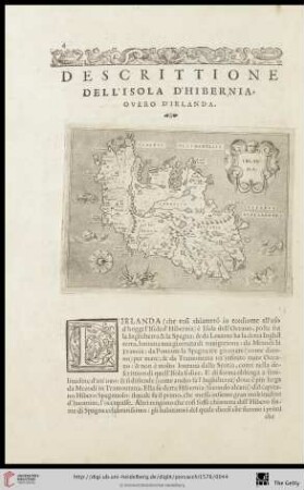 Descrittione dell‘ Isola d’Hibernia overo d’Irlanda