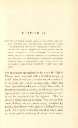 Chapter VI. Residence of British Mission