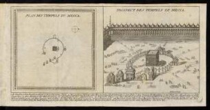 Plan und Prospect des Tempels zu Mecca