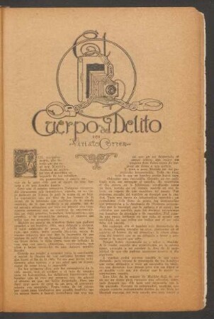 El cuerpo del delito : Ilustró Gomenzoro