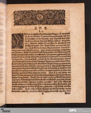 Wachendes Priester-Auge. [§.1. - §.24.]
