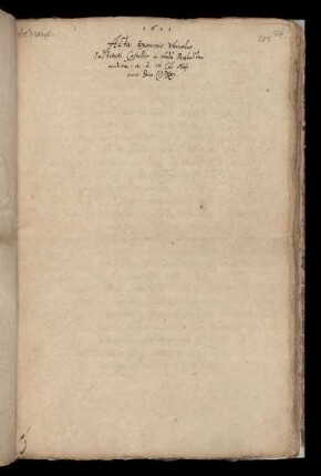 Prüfungsbericht; Acta examinis vernalis ...; unterzeichnet von Heinrich von Stockhausen, Wilhelm Burckhardt und Johannes Calchovius; 1611 Apr. 20