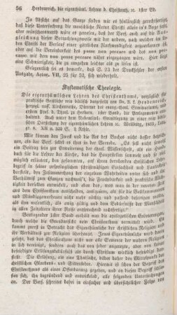 56-58 "Die eigenthümlichen Lehren des Christenthums" von August Ludwig Christian Heydenreich