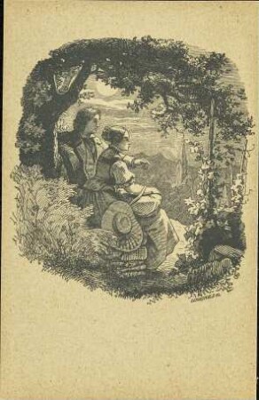 Hermann und Dorothea unter dem Baume [R]