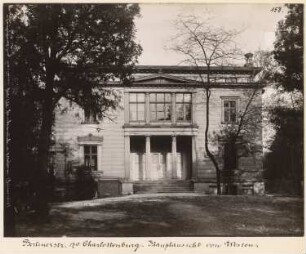 Villa Bleichröder, Berlin-Charlottenburg: Ansicht von Westen (aus: Julius Kohte, Alt-Berlin, Bauwerke in Berlin und Charlottenburg, aufgenommen 1907-1914)