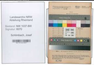 Entnazifizierung Josef Schlimbach , geb. 24.07.1904 (Haendler)