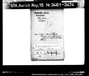 Die Prüfung des Handlungsgehilfen Wilhelm Albertus Harms aus Nesse bei der Krämerzunft in Esens