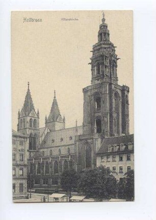 Außenansicht der Kilianskirche von Nordwesten, Haus Kaiserstraße 34