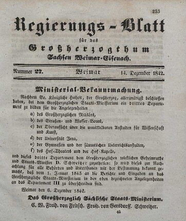 Nr. 27 : 14. Dezember 1842