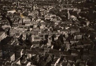 Luftbildaufnahmen von Karlsruhe. Innenstadt - Westliche Innenstadt