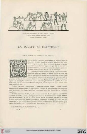 1: La sculpture égyptienne, [2], Marché de l'art et considérations générales
