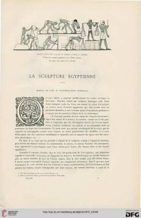 1: La sculpture égyptienne, [2], Marché de l'art et considérations générales