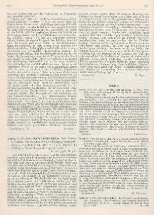 356 [Rezension] Behm, Johannes, Die Bekehrung des Paulus