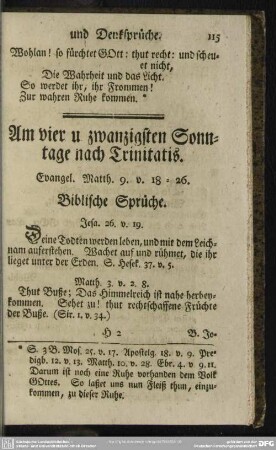 Am vier u. zwanzigsten Sonntage nach Trinitatis